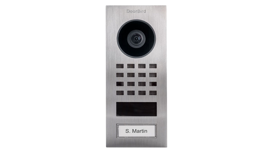 DoorBird Smart Home IP Video Türstation D1101V Aufputz, Edelstahl V2A, mit WLAN