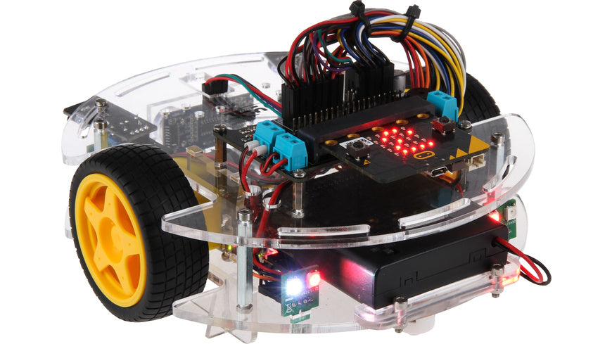 Joy-IT Bausatz programmierbares Roboterauto Joy-Car inkl. Einplatinencomputer micro:bit v2