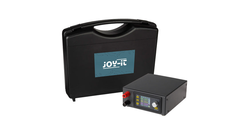 Joy-IT Step-up/Step-down-Labornetzgerät JT-DPH5005-Set, inkl. Gehäuse und Zubehör, 0-50 V/0-5 A