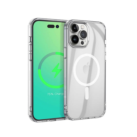 eSTUFF Berlin Magnetic Hybrid Case für das iPhone 14 Pro Max - Clear