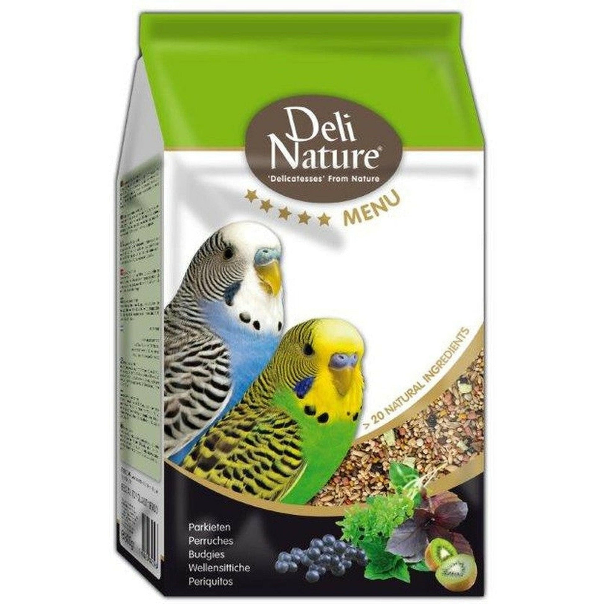 Beduco Deli Nature Vögel 5*-Menü WELLENSITTICHE