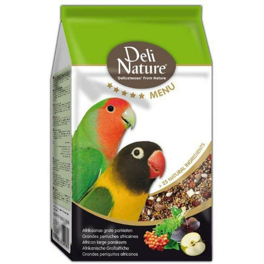 Beduco Deli Nature Vögel 5*-Menü AFRIKANISCHE GROSS-SITTICHE