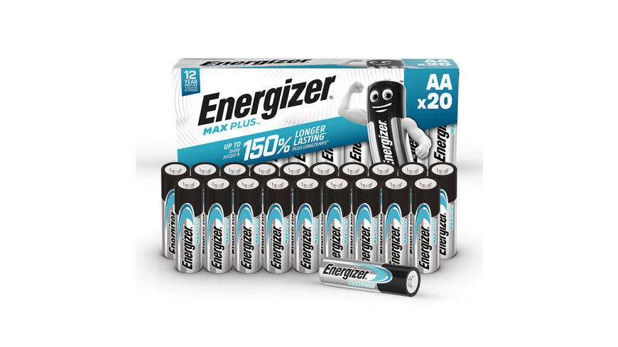 Energizer Alkaline-Batterien Max Plus 150 Mignon (AA) 20er Pack