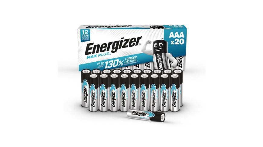 Energizer Alkaline-Batterien Max Plus 130 Micro (AAA) 20er Pack