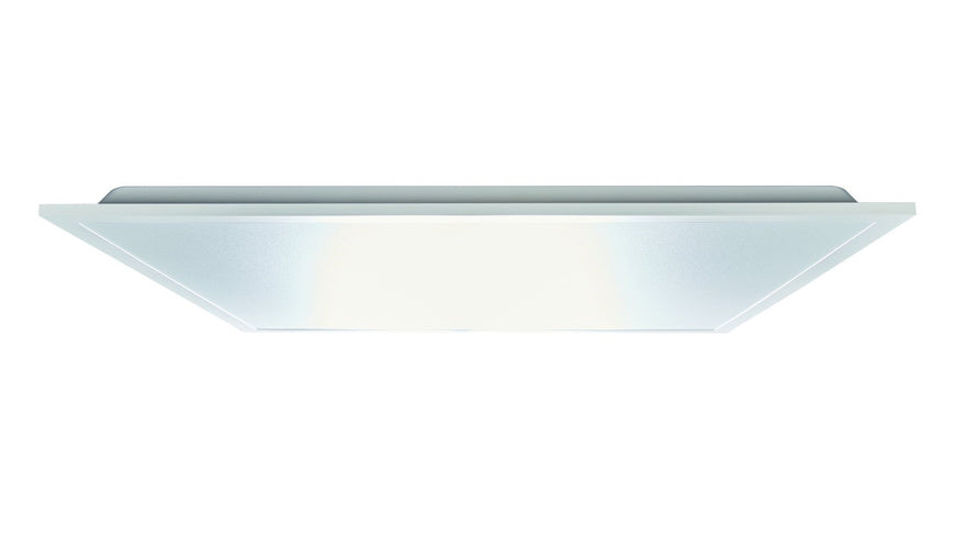 HEITRONIC 35-W-LED-Einlegeleuchte für Rasterdecken, 620 x 620 mm, 4200 lm, RAL 9016, neutralweiß