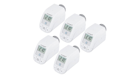 Homematic IP Smart Home 5er-Set Heizkörperthermostat - basic HmIP-eTRV-B-2