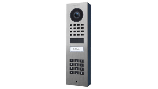 DoorBird Smart Home IP Video Türstation D1101KV Aufputz, Edelstahl V4A, mit Keypad, WLAN
