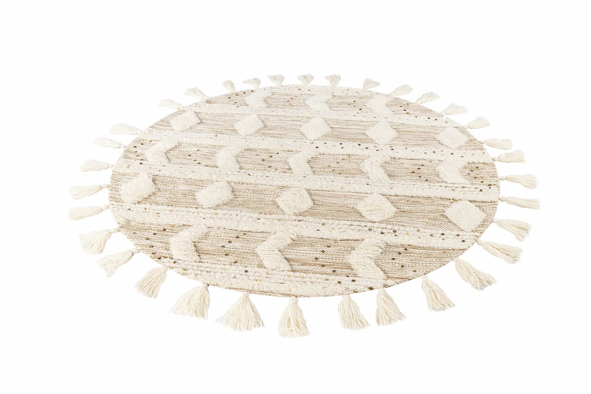 Bohist 425 Creme / Khaki Ø 160cm