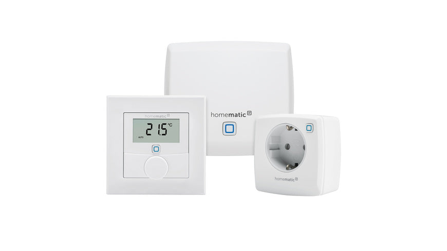 Homematic IP Set Elektroheizungen mit Access Point, Schalt-Mess-Steckdose und Wandthermostat