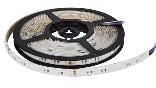 ENOVALITE 5-m-LED-Streifen, 13 W, 12 V DC, RGBW (6500 K), 2,6 W/m, 310 lm/m, 60 LED/m, IP54