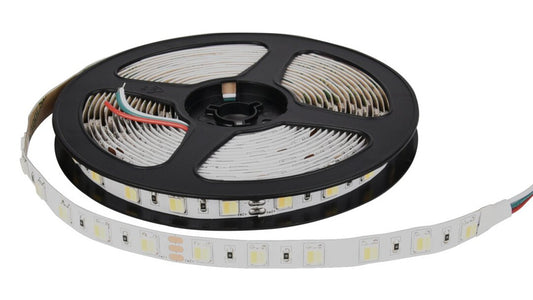 ENOVALITE 5-m-LED-Streifen, 23 W, 24 V DC, Tunable White (CCT), 4,6 W/m, 450 lm/m, 60 LED/m, IP20