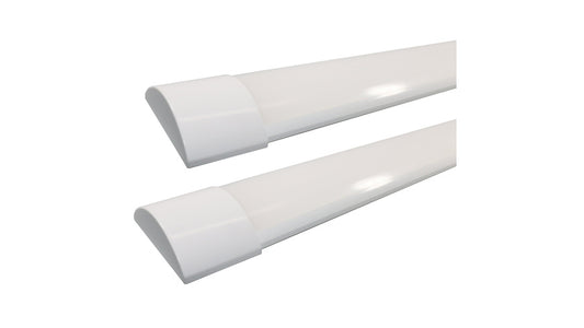 Blulaxa 2er-Set 50-W-LED-Langfeldleuchte slim, 6000 lm, neutralweiß, 4000 K, IP20, 150 cm