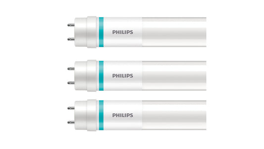 Philips 3er-Set 23-W-T8-LED-Röhrenlampe LEDtube UO, 3700 lm, kaltweiß, KVG/VVG, 150 cm