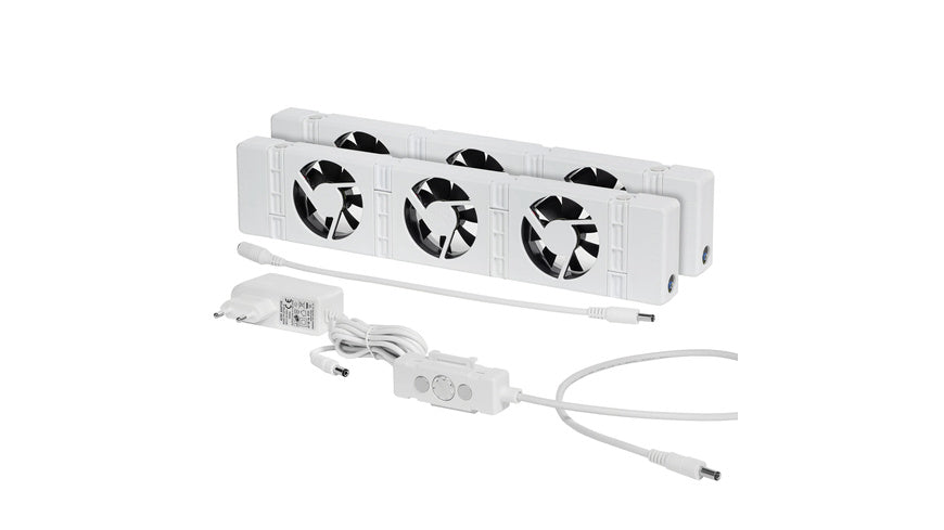 SpeedComfort Heizkörperventilator Duo-Set, weiß