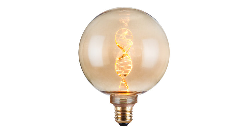 ENOVALITE LED Filament Leuchtmittel, DNA, Amber, E27, 3.5W, 120lm, 1800K, dimmbar