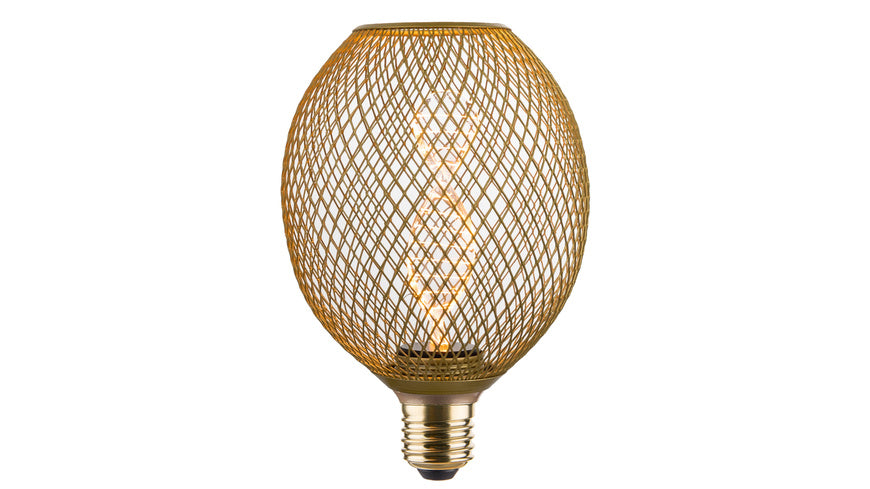 ENOVALITE LED Filament Leuchtmittel, DNA, MESH, Amber, E27, 3.5W, 120lm, 1800K, dimmbar