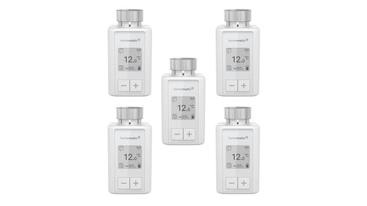Homematic IP Smart Home 5er-Set Heizkörperthermostat HmIP-eTRV-F
