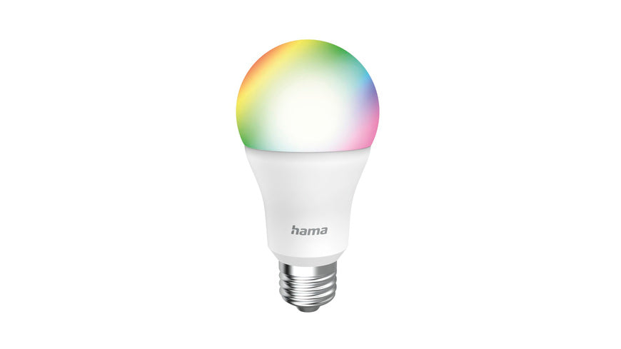 Hama Smarte Home LED-Leuchtmittel, E27, RGBW, dimmbar,  WLAN, Matter