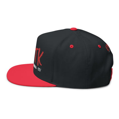 DNTK Flat Bill Cap - Gestickt