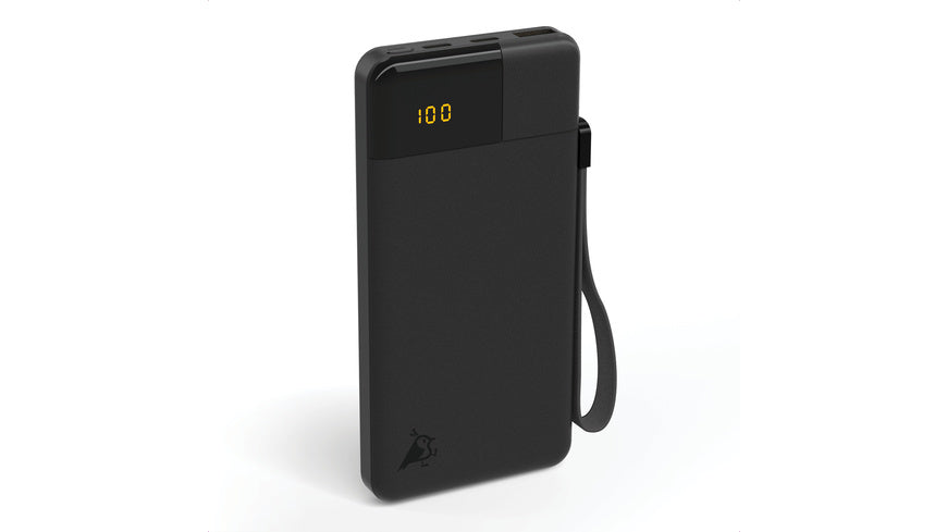 Aqiila Powerbird B10 Powerbank, 20 W, 10.000 mAh, Schwarz