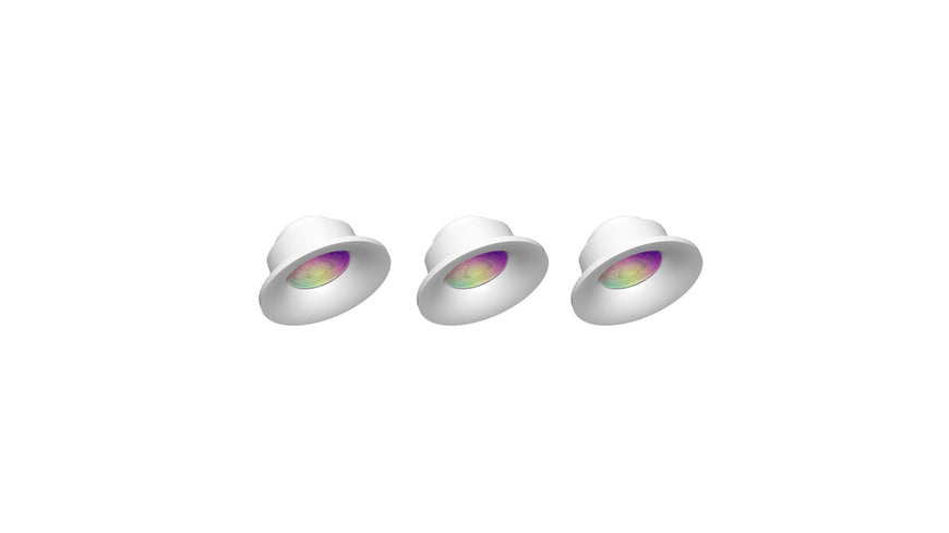 tint Smart Home Einbauspots,  3er-Pack, RGBWW, ZigBee