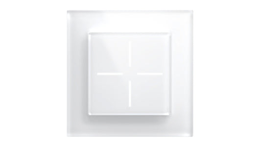 Homematic IP Smart Home Set Glastaster,  1-fach-Glasrahmen, 1x WGS, 1x GF1