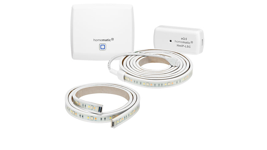 Homematic IP Smart Home Set Lighstrip mit Erweiterung und Access Point, HmIP-HAP+ HmIP-LSS+HmIP-LS1
