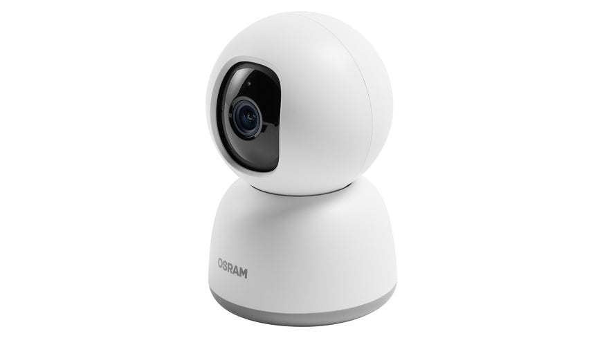 OSRAM SMART+ Smart Home WLAN-Überwachungskamera 360°, Indoor, 2K QHD, Weiß