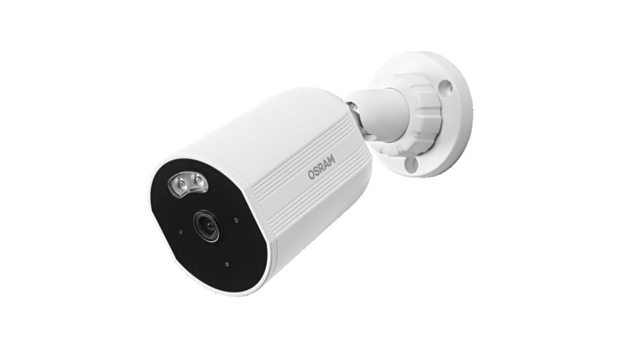 OSRAM SMART+ Smart Home WLAN-Außenkamera, 2K QHD, IP67, Weiß