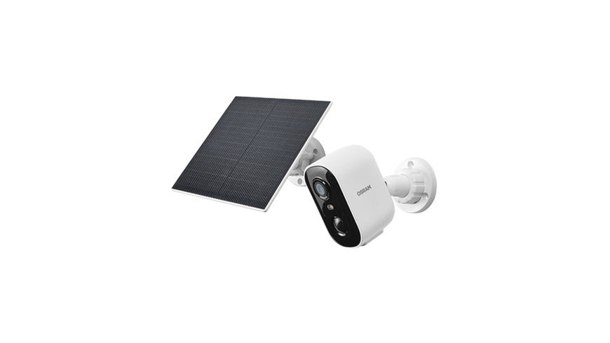 Osram SMART+WLAN-Outdoorkamera mit PV-Modul, WLAN, 4MP, IP66