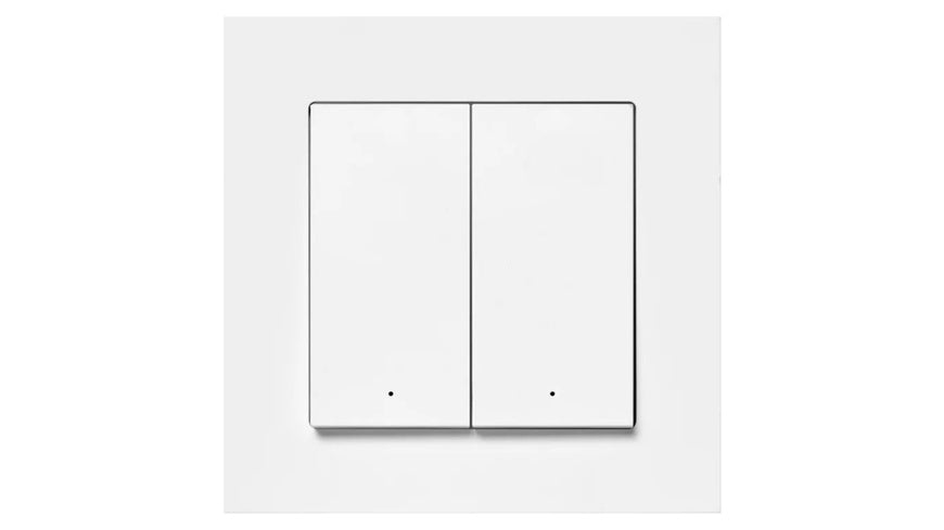 OSRAM SMART+ Smart Home WLAN-Wandschalter, 2-Kanal, Matter-kompatibel, Weiß