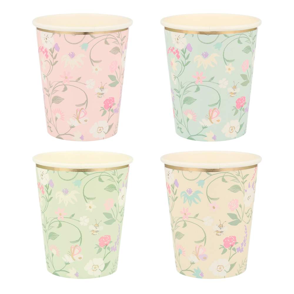 Laduree Pappbecher Blumen