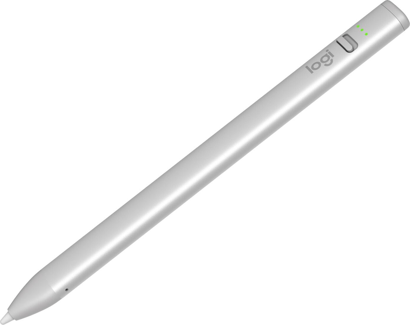 Logitech Crayon USB-C - Digitaler Zeichenstift kabellos Silber für iPad