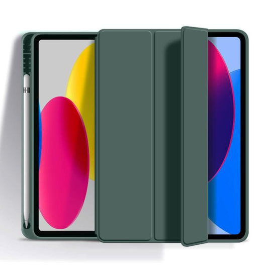 eSTUFF Seattle Pencil Case für das iPad der 10. Gen. 2022 & 11. Gen. 2025 (10.9") - Dark Green (Bulk)
