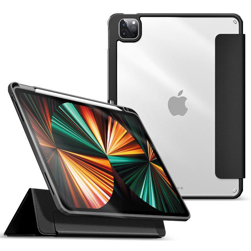 eSTUFF Boston Flip-Hülle für das Apple iPad Pro der 3. & 4. Generation, 11" - Black (Bulk)