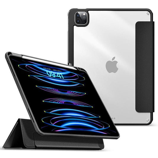 eSTUFF Boston Flip-Hülle für das Apple iPad Pro der 5. Generation, 12.9" - Black (Bulk)