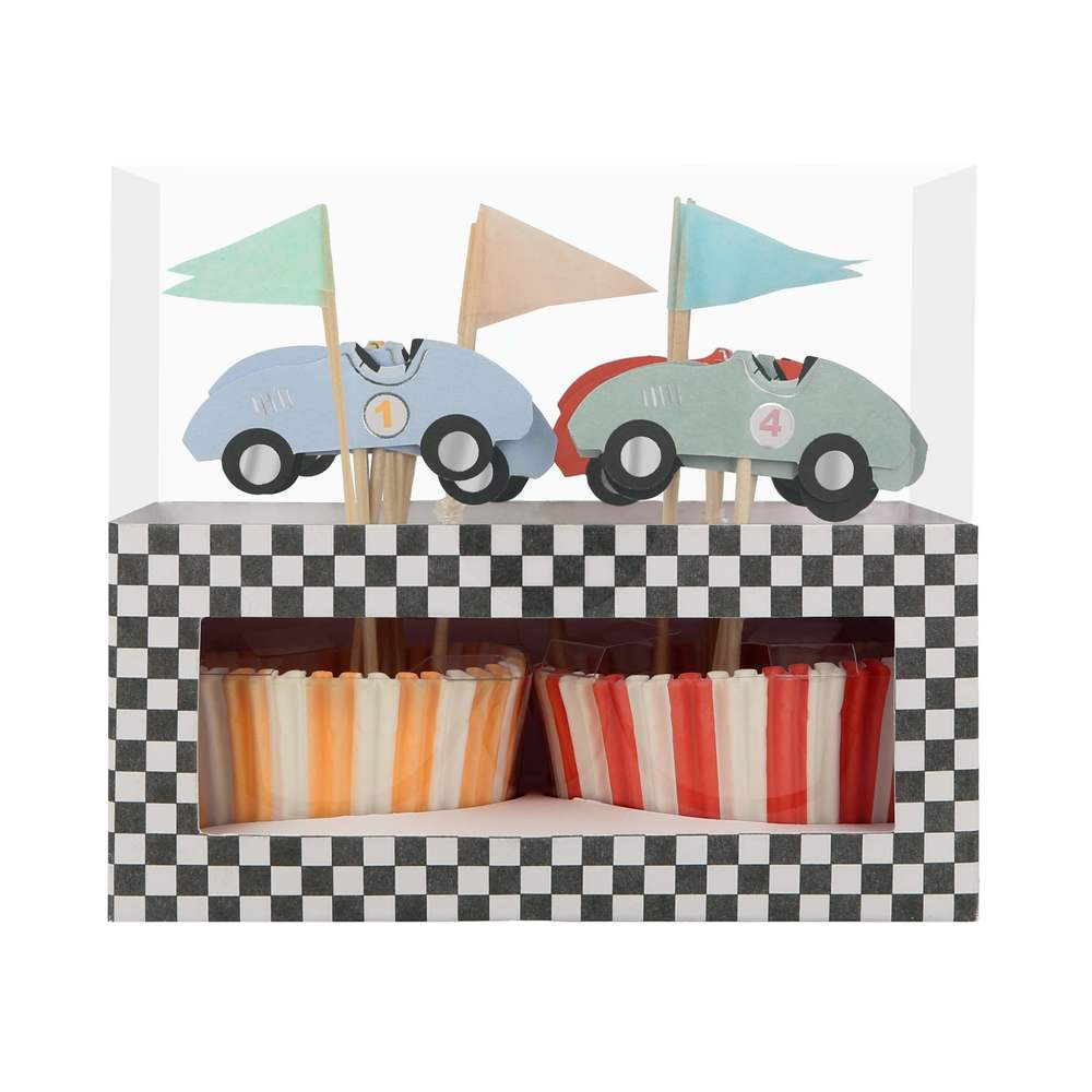 Race Car Cupcake Set