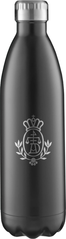 Trinkflasche schwarz  Dallmayr 0,5l