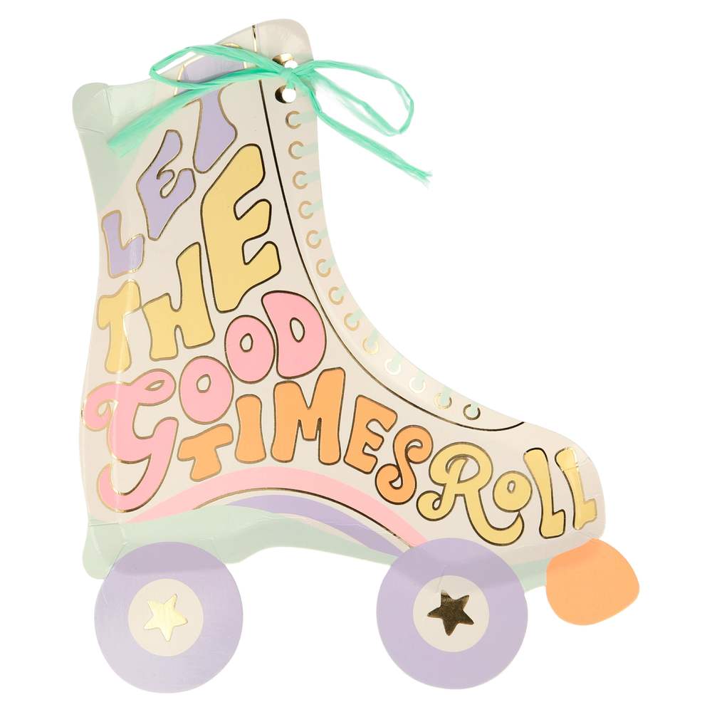 Roller Skate Pappteller