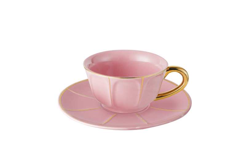 Espressotasse rosa Vintage Bitossi  Ø 6,8cm
