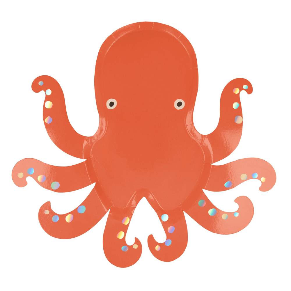 Octopus Pappteller
