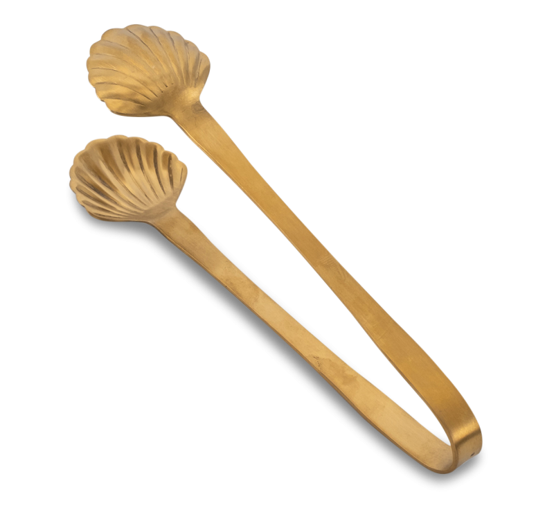 Servierzange gold Muschel klein Bitossi  17cm