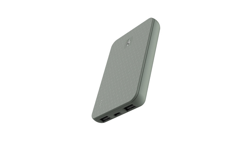 GP Powerbank B05B, 5.000mAh, 2x USB-a, 1x USB-C, Moosgrün