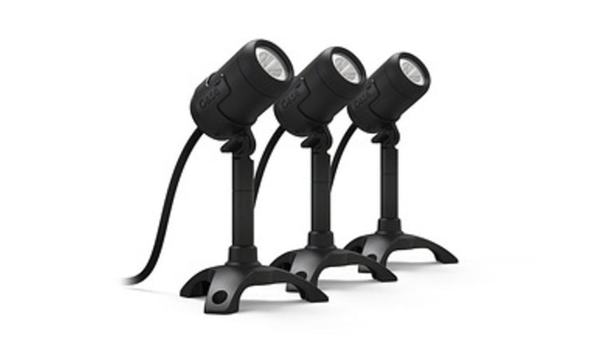 Oase LunAqua Connect  S, Set 3, 3x weiße Spots, Teichbeleuchtung, IP68