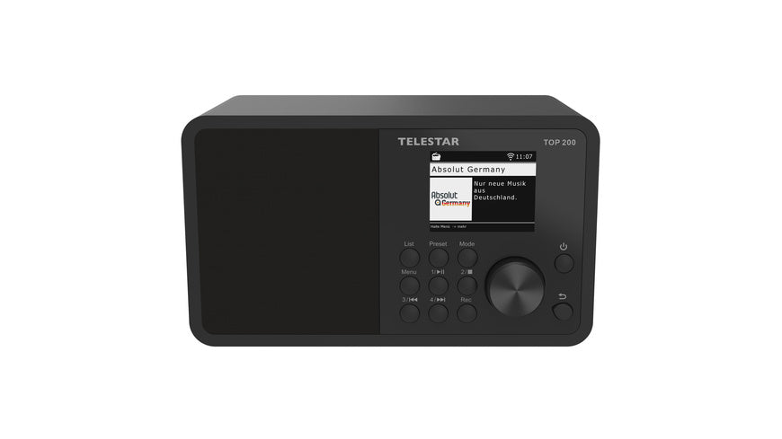 TELESTAR DAB+ Radio TOP 200 , Bluetooth, WLAN, USB, Internet, schwarz