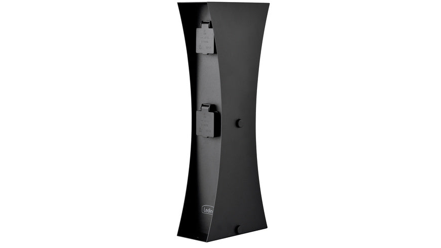 Ledino Steckdosensäule, 4-fach, Connect D4A, IP44, anthrazit