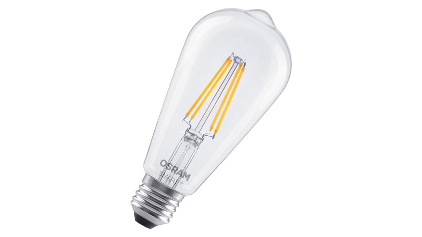 OSRAM SMART+ Smart Home LED-Lampe E27, WLAN, dimmbar, IP20, Klar, 3er Pack