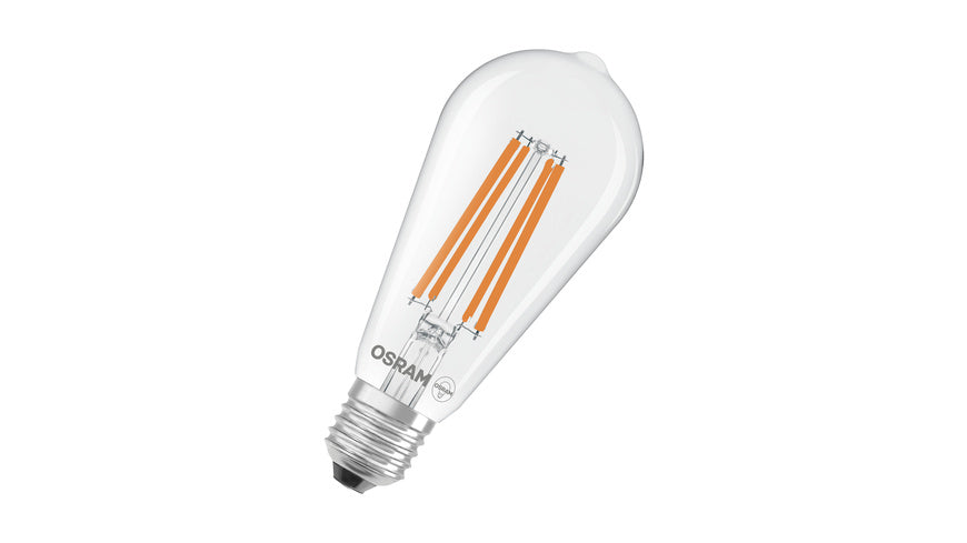 Osram LED Classic Edison 60, Filament, EEK A, 3,8 W, 806 lm, E27, warmweiß, klar