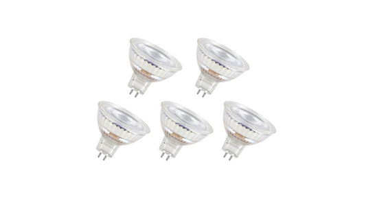 Osram LED Base MR16 35 36°, 3,8 W, 345 lm, GU5.3, EEK E, warmweiß, 5er Pack