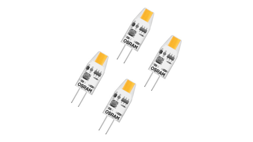 Osram LED Base PIN MICRO 10 320°, 1 W, 100 lm, G4, 2700 K, 5er-Pack